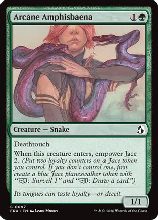 Arcane Amphisbaena (FRA-097) - Reality Fracture Foil