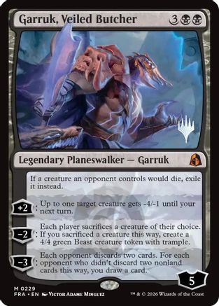 Garruk, Veiled Butcher (PPFRA-229) - Promo Pack: Reality Fracture