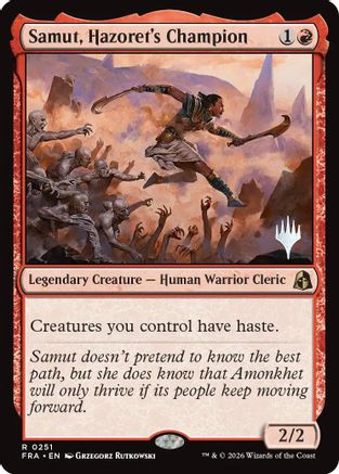 Samut, Hazoret's Champion (PPFRA-251) - Promo Pack: Reality Fracture