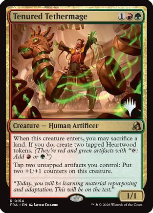 Tenured Tethermage (PPFRA-154) - Promo Pack: Reality Fracture Foil