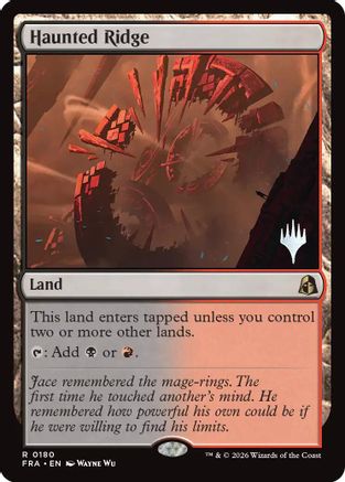 Haunted Ridge (PPFRA-180) - Promo Pack: Reality Fracture Foil