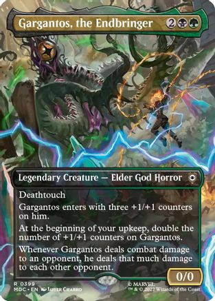 Gargantos, the Endbringer (Borderless) (MDC-399) - Commander: Marvel: Darkhold Destiny