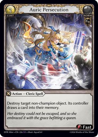 Auric Persecution (226) - Distorted Reflections Alter Edition