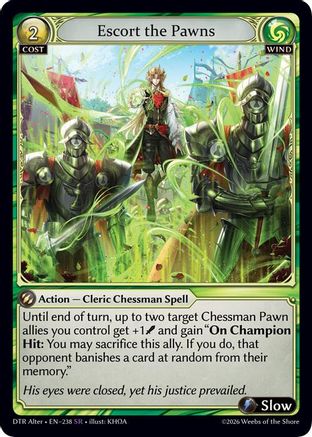 Escort the Pawns (238) - Distorted Reflections Alter Edition