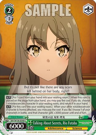 Talking About Secrets, Rio Futaba (SBY/W136-E040) - Rascal Does Not Dream of Santa Claus