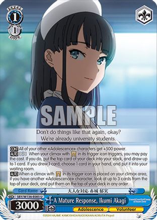 A Mature Response, Ikumi Akagi (SBY/W136-E085) - Rascal Does Not Dream of Santa Claus