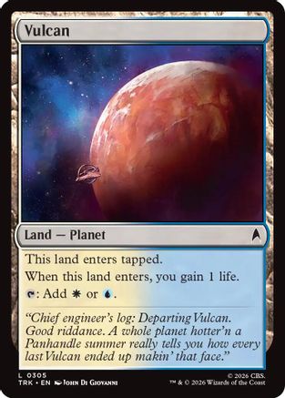 Vulcan (TRK-305) - Star Trek Foil
