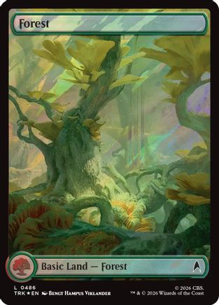 Forest (0486) (Surge Foil) (TRK-486) - Star Trek Foil