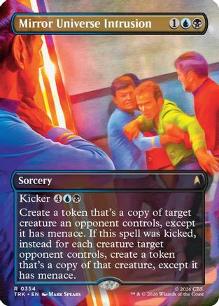 Mirror Universe Intrusion (Borderless) (TRK-354) - Star Trek Foil