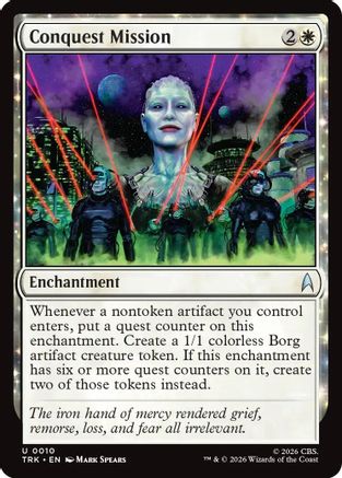 Conquest Mission (TRK-010) - Star Trek Foil