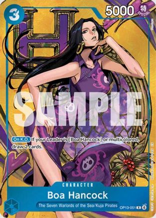 Boa Hancock (OP13-051) (Mini Case Set Vol. 3 Sunohara Artwork) (OP13-051) - One Piece Promotion Cards Foil