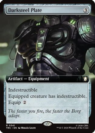 Darksteel Plate (Extended Art) (TRC-341) - Commander: Star Trek