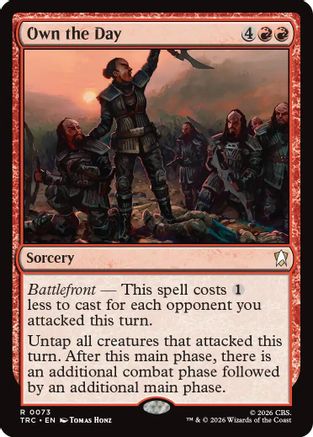 Own the Day (Surge Foil) (TRC-073) - Commander: Star Trek Foil