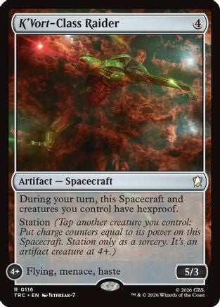 K'Vort-Class Raider (Surge Foil) (TRC-116) - Commander: Star Trek Foil