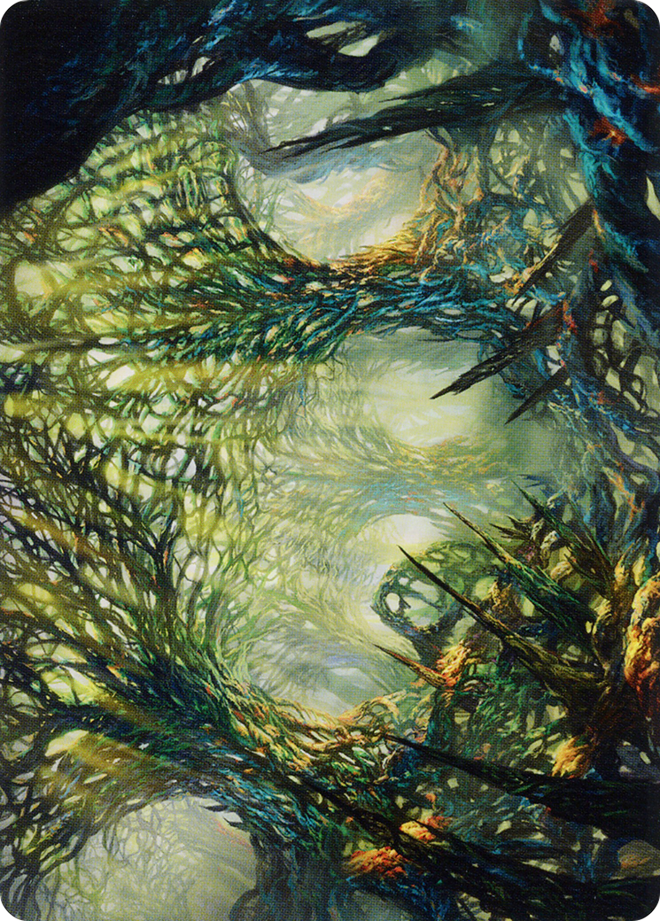 The Hunter Maze // The Hunter Maze (AONE-060) - Phyrexia: All Will Be One Art Series (Borderless) Foil