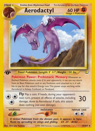 Aerodactyl 015 - Unlimited Neo Revelation - Rare