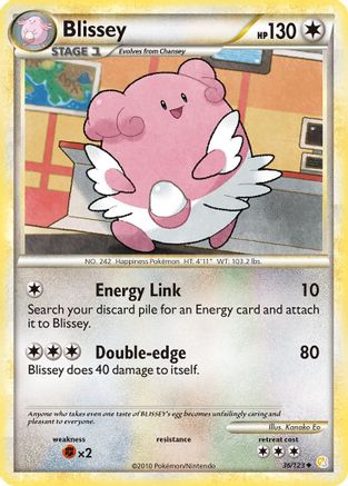Blissey - Reverse Holofoil HeartGold SoulSilver - Uncommon