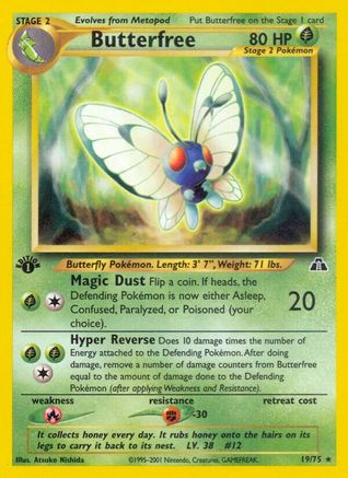 Butterfree 019 - Unlimited Neo Discovery - Rare