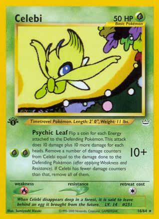 Celebi (16) 016 - Unlimited Neo Revelation - Rare