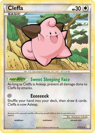 Cleffa - Reverse Holofoil HeartGold SoulSilver - Rare