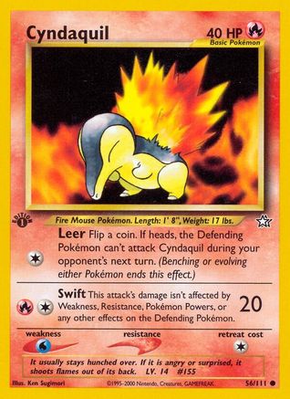 Cyndaquil (56) 056 - Unlimited Neo Genesis - Common