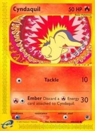 Cyndaquil (105) 105 - Reverse Holofoil Expedition - Common