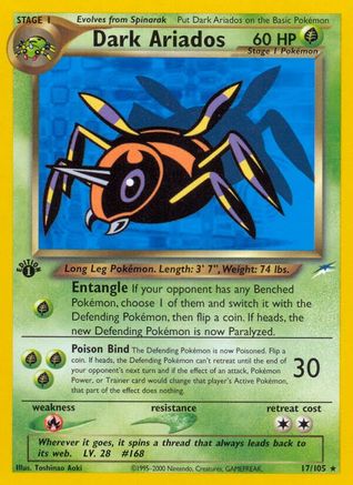 Dark Ariados - Unlimited Neo Destiny - Rare