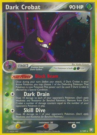 Dark Crobat - Holofoil Team Rocket Returns - Holo Rare