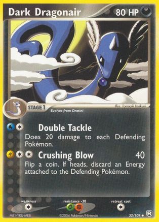 Dark Dragonair - 032/109/109 - Reverse Holofoil Team Rocket Returns - Uncommon