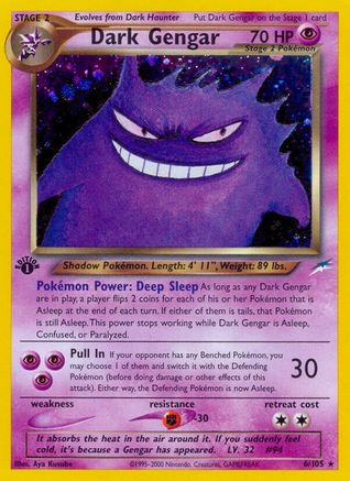 Dark Gengar - Unlimited Holofoil Neo Destiny - Holo Rare