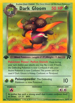 Dark Gloom 036 - Unlimited Team Rocket - Uncommon