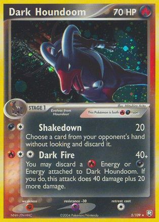 Dark Houndoom - 005/109/109 - Holofoil Team Rocket Returns - Holo Rare