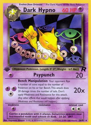 Dark Hypno (26) 026 - Unlimited Team Rocket - Rare