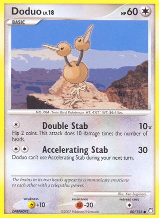 Doduo/123 Mysterious Treasures - Common