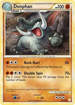 Donphan HeartGold SoulSilver - Uncommon