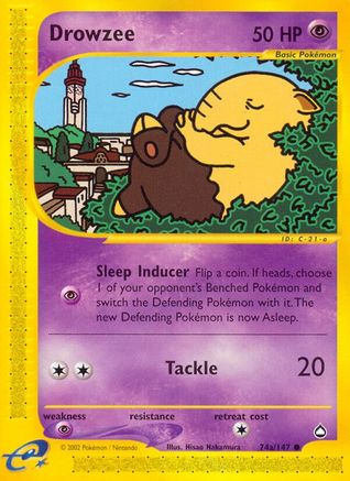 Drowzee (74a) 74a Aquapolis - Common