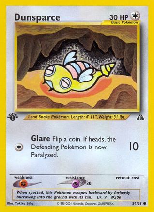 Dunsparce 054 - Unlimited Neo Discovery - Common