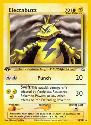 Electabuzz 033 - Unlimited Neo Genesis - Uncommon