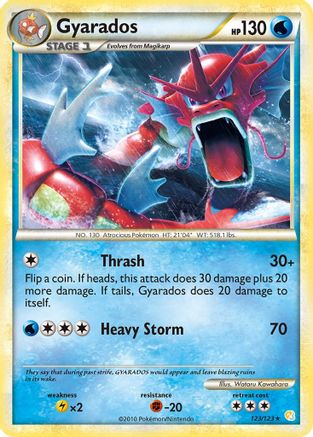 Gyarados (Red) - Holofoil HeartGold SoulSilver - Holo Rare