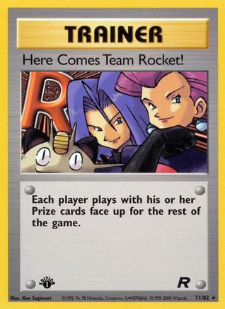 Here Comes Team Rocket! (71) 071 - 1st Edition Team Rocket - Rare