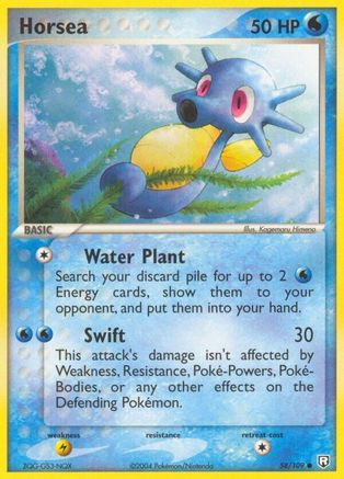Horsea/109 - Reverse Holofoil Team Rocket Returns - Common