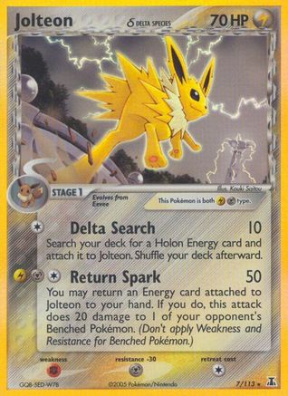 Jolteon (Delta Species) - Reverse Holofoil Delta Species - Holo Rare