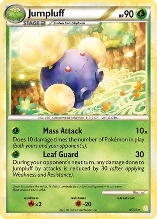Jumpluff - Reverse Holofoil HeartGold SoulSilver - Holo Rare