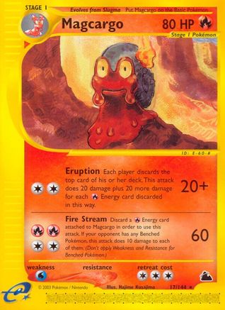 Magcargo (17) - Reverse Holofoil Skyridge - Rare