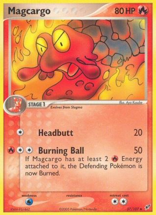 Magcargo - 037/107/107 Deoxys - Uncommon