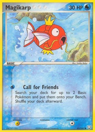 Magikarp 065 - Reverse Holofoil Team Rocket Returns - Common
