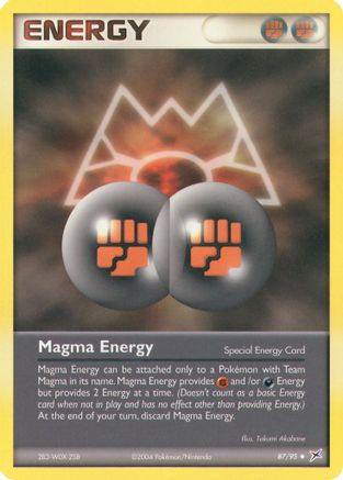 Magma Energy Team Magma vs Team Aqua - Uncommon