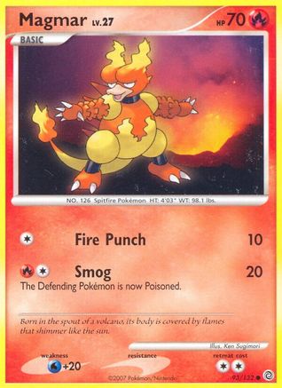 Magmar 093 Secret Wonders - Common