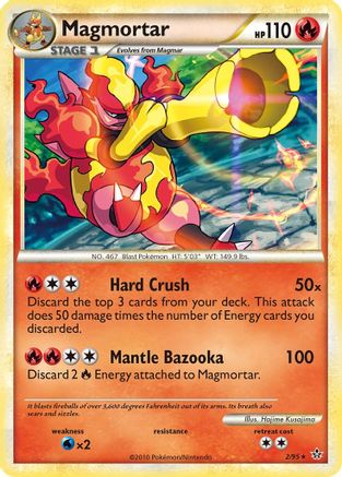 Magmortar 002/95 - Holofoil Unleashed - Holo Rare