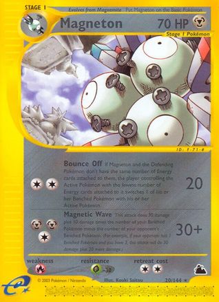Magneton (20) - Reverse Holofoil Skyridge - Rare